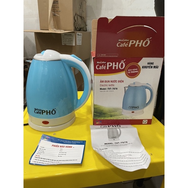 Ấm đun siêu tốc cà phê Phố 1,8 L