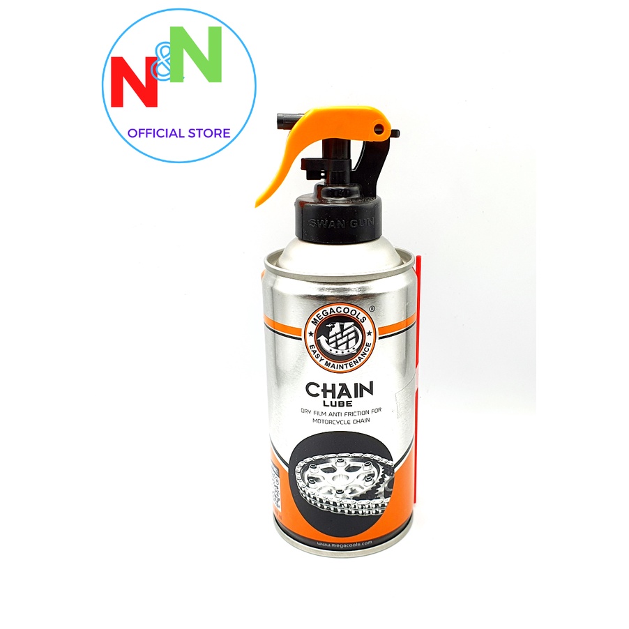 Combo Megacools Chainlube 300ML + rửa sên 500ML tặng bàn chải