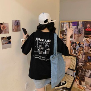 Áo thun tay lỡ Leisure time 😚😚🥰🥰