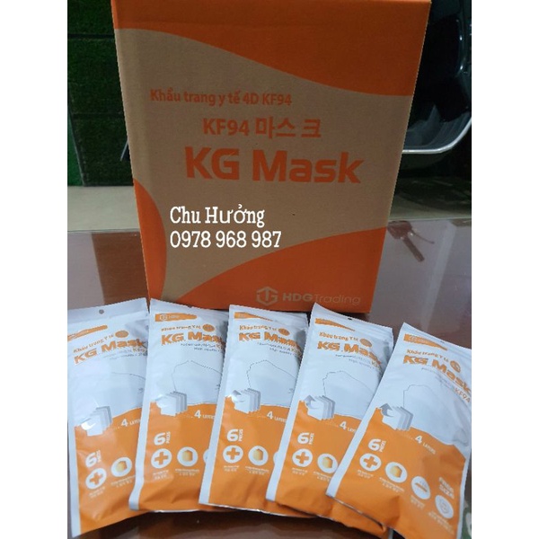 Khẩu trang KG Mask-KF94 xuất Hàn 1 Túi 6 Chiếc | BigBuy360 - bigbuy360.vn