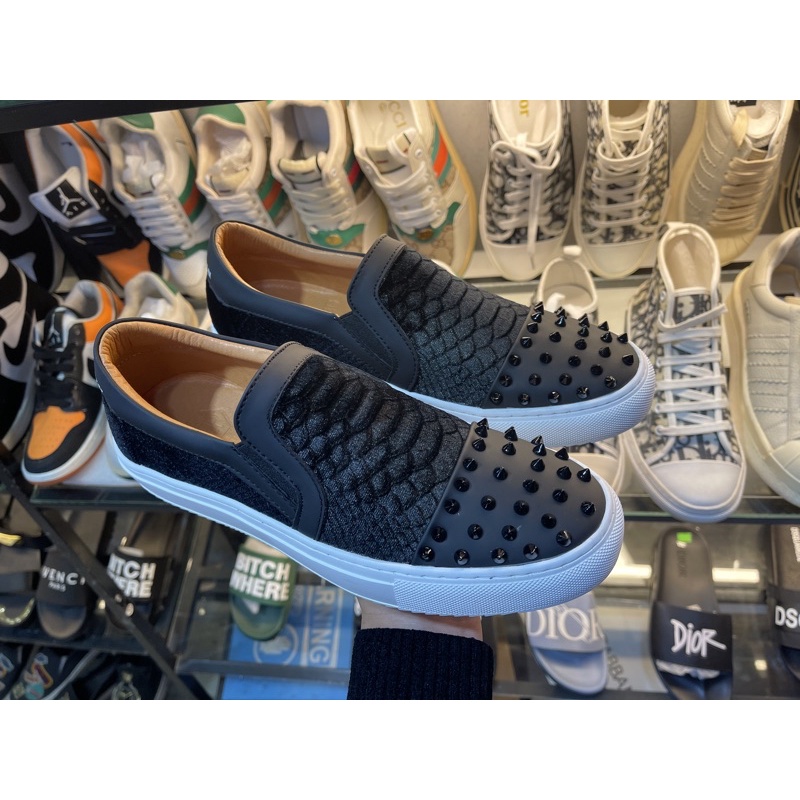 Giày Nam Slipon đính đá