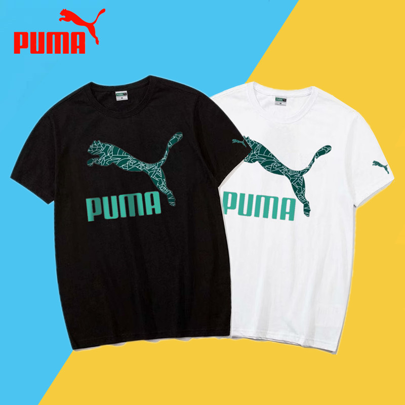Áo Thun Puma Ngắn Tay Thoải Mái Thời Trang Cho Nam Nữ