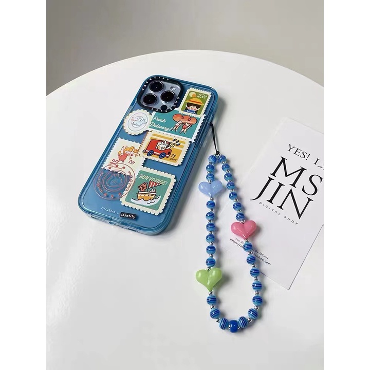 BLACKPINK JISOO Mobile Phone Strap Dây Đeo Điện Thoại Đính Hạt Pha Lê Hình Trái Tim/Hoa Hồng/Tròn Thời Trang