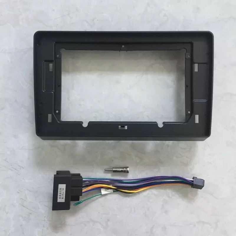 Mặt Dưỡng Ford Transit 2011 - 2022, 9 inch + 10 inch kèm jack nguồn zin theo xe