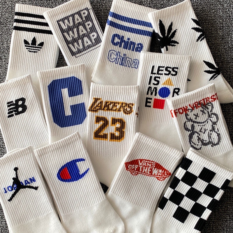 Vớ Thể Thao Cổ Cao Thời Trang Dành Cho Nam