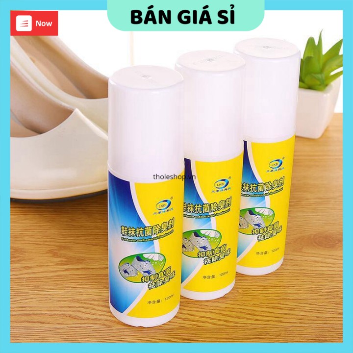 Chai xịt khử mùi giày   GIÁ VỐN]   Chai xịt khử mùi giày tiện dụng giúp khử mùi hôi của chân, giày hiệu quả 5394