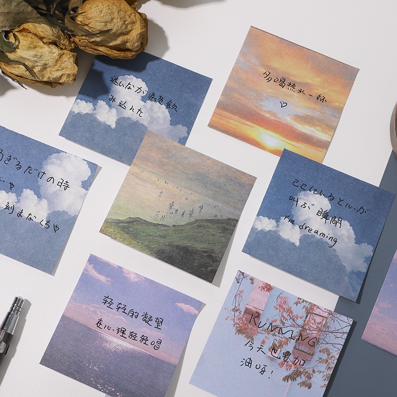 Giấy Dán Ghi Chú Chất Liệu Phong Cách Hàn Quốc Cho Học Sinh