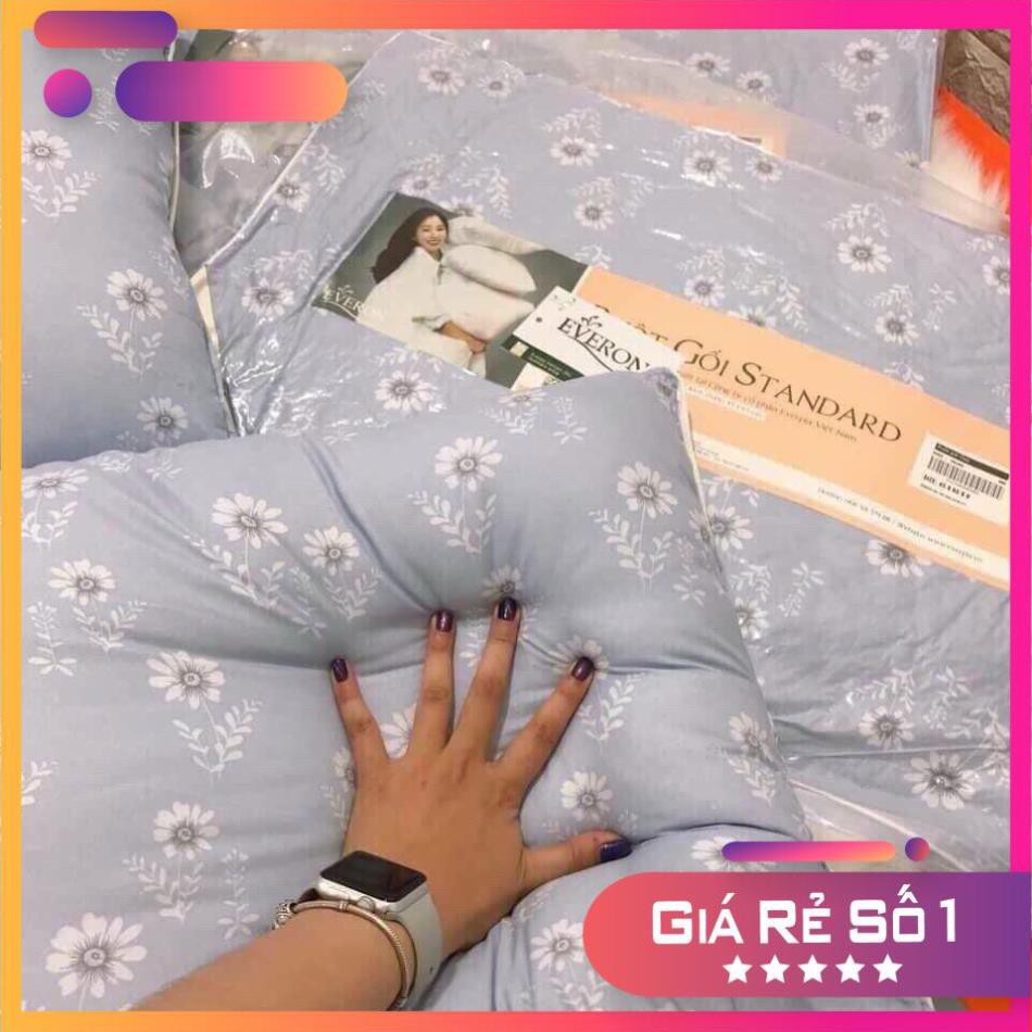 Ruột gối đầu bông gòn cao cấp kháng khuẩn_mẫu hoa nhí,hoa trà_không xẹp,không vón cục kích thước 45x65(1 chiếc)
