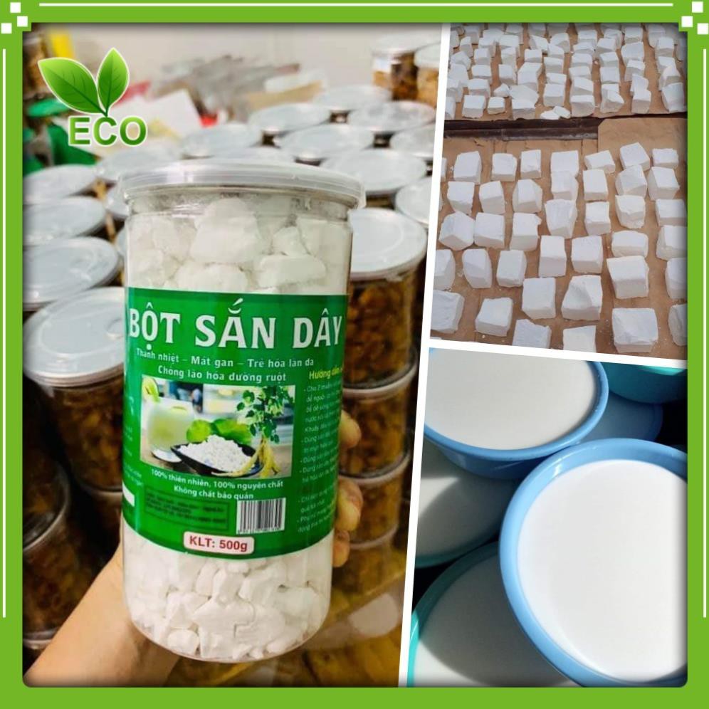 [Mới ra lò] Bột Sắn dây NGUYÊN CHẤT GIẢI ĐỘC GAN, THANH NHIỆT CƠ THỂ, ĐIỀU HÒA HUYẾT ÁP  (500g)