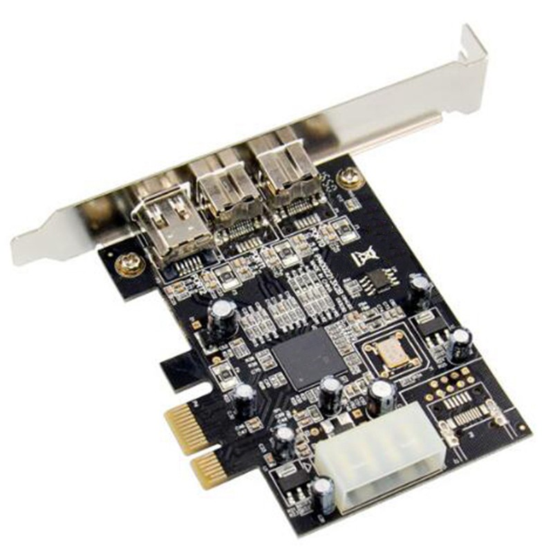 Card Mở Rộng Pci Express 3 Cổng Xio2213Azay 1394b 1394a Pcie 1.1 X1 Thẻ