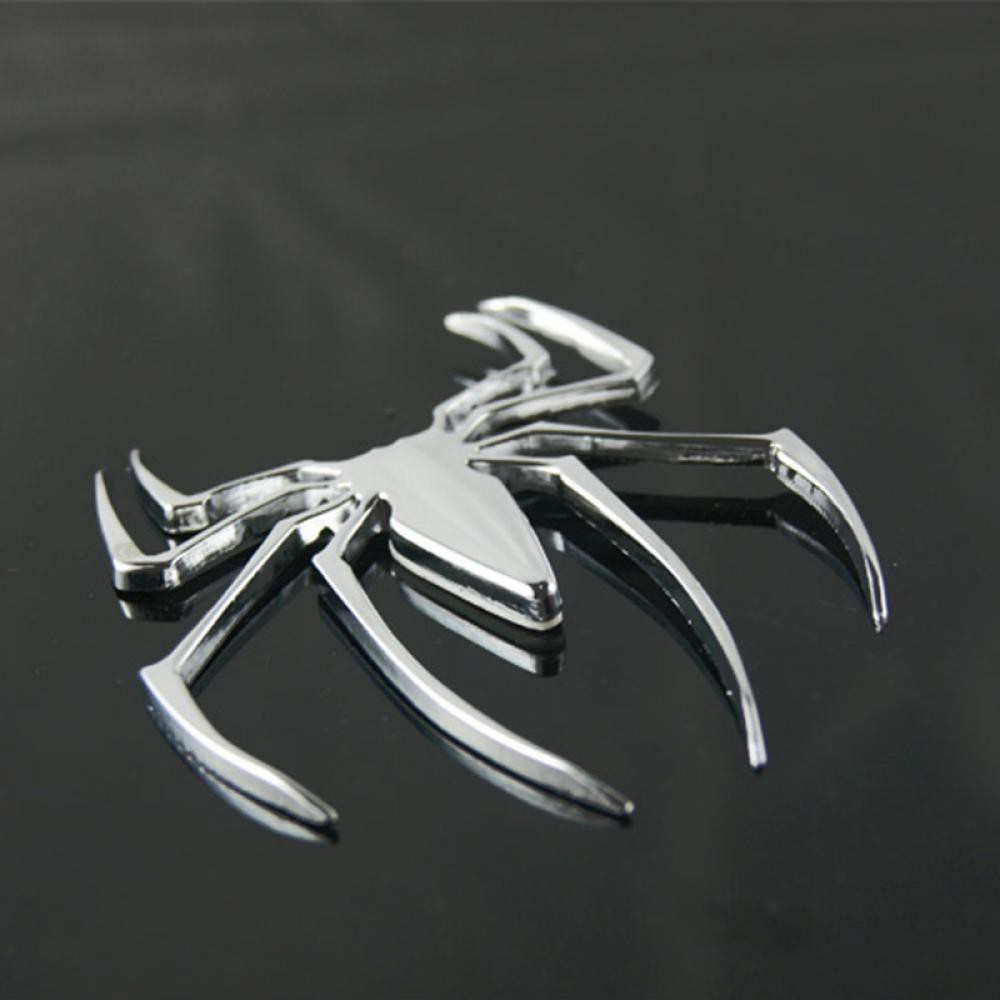 Hình dán con nhện 3D kim loại trang trí xe hơi | BigBuy360 - bigbuy360.vn