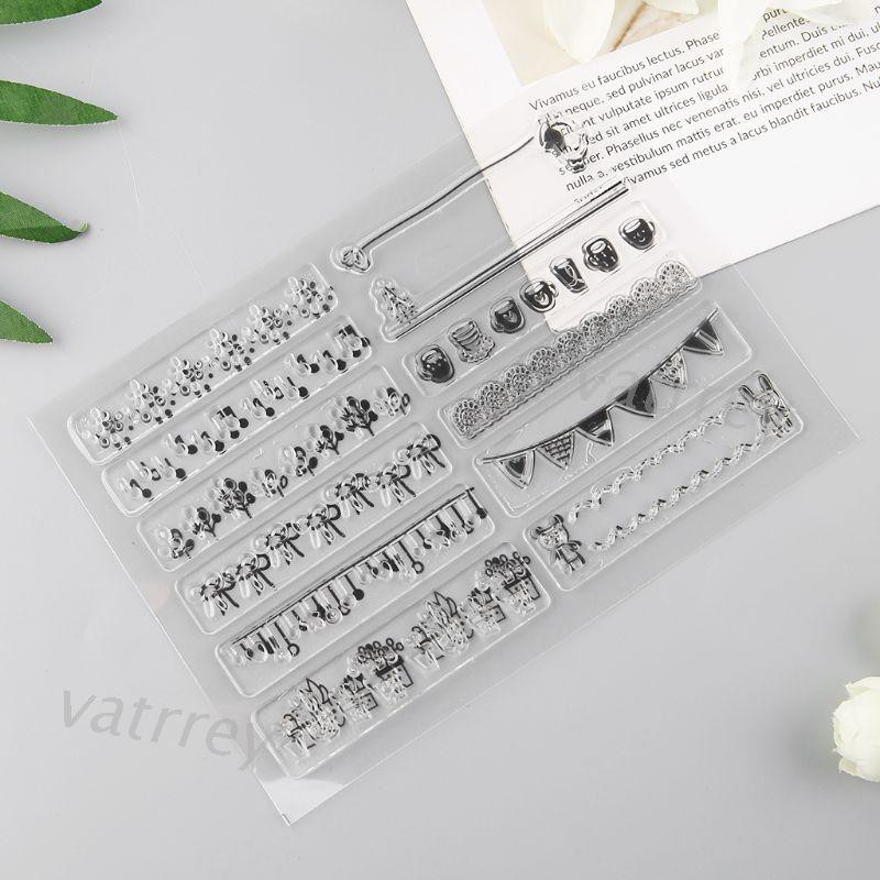 Con Dấu Silicon Trong Suốt Hình Nốt Nhạc Xinh Xắn Dùng Để Trang Trí Thiệp