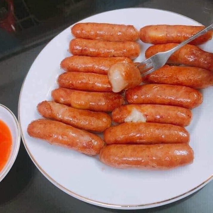 Xúc xích phomai Steffi mini chiên thả lẩu siêu hấp dẫn 17 chiếc