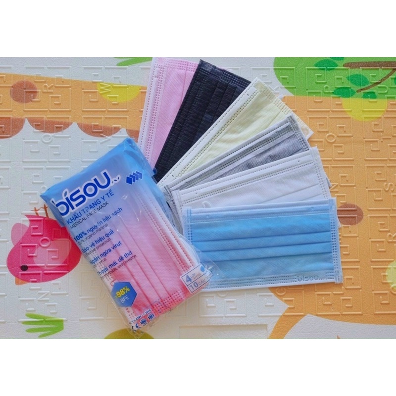 khẩu trang y tế bisou