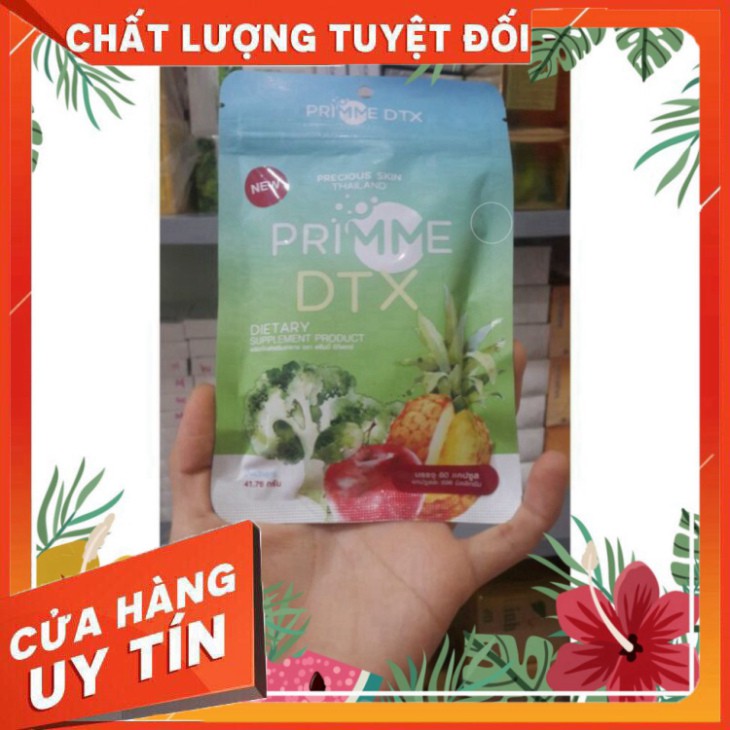 CGGS VMPGS MPGS Viên uống khử mỡ giảm cân rau xanh Detox Primme chính hãng - 60 viên/gói shopmyphamgiasi PTS CGGS