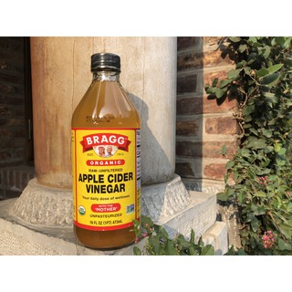 [BRAGG] GIẤM TÁO HỮU CƠ CÒN GIẤM CÁI (473ml) - Organic Apple Cider Vinegar With The Mother