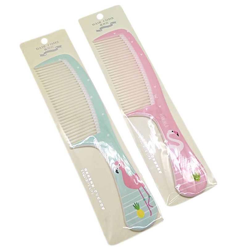 Youyo Lược Chải Tóc Bằng Nhựa Mịn Nhiều Màu Sắc Họa Tiết Động Vật Hoạt Hình Cho Nữ