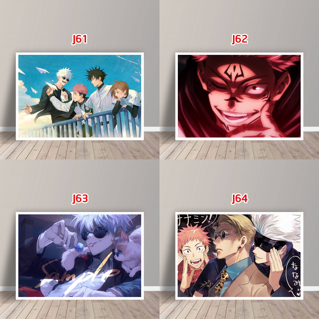 Tấm Postcard Cao Cấp Anime Jujutsu Kaisen