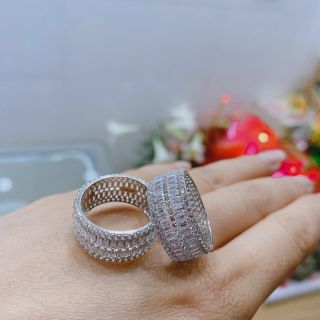 Nhẫn bạc đá