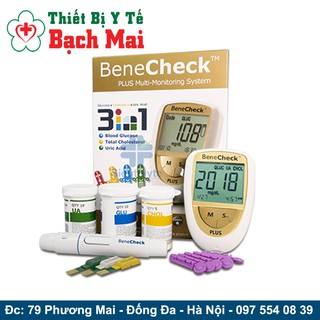Máy đo đường huyết, mỡ máu, gút , benecheck
