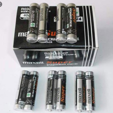 Pin Tiểu nhỏ AAA (3A) Maxell 1.5V combo 4 viên, Nhật