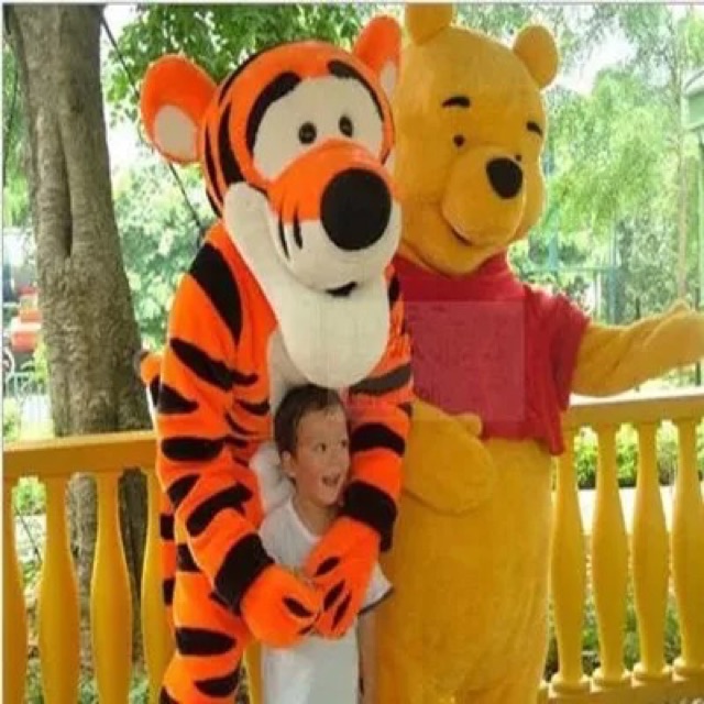 MASCOT GẤU POOH VÀ TIGGER