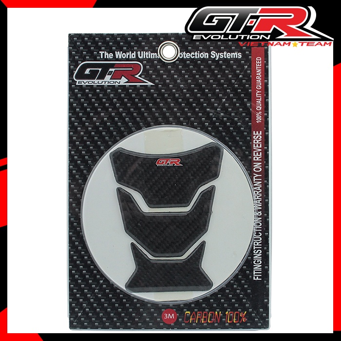 Carbon dán chống trầy bình xăng GTR cho xe có bình xăng nhỏ