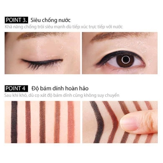 Kẻ Mắt Lâu Trôi Eglips Super Slim Auto Long Eyeliner