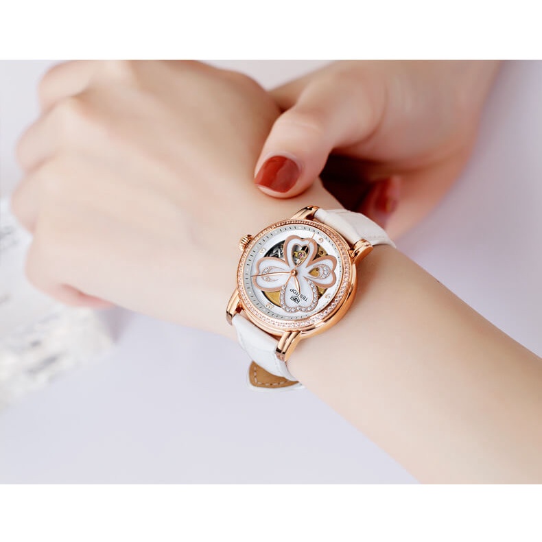 Đồng hồ nữ chính hãng Teintop T7806-2 hàng mới,Kính sapphire ,chống xước,Chống nước,máy cơ(Automatic),Bảo Hành 12 Tháng