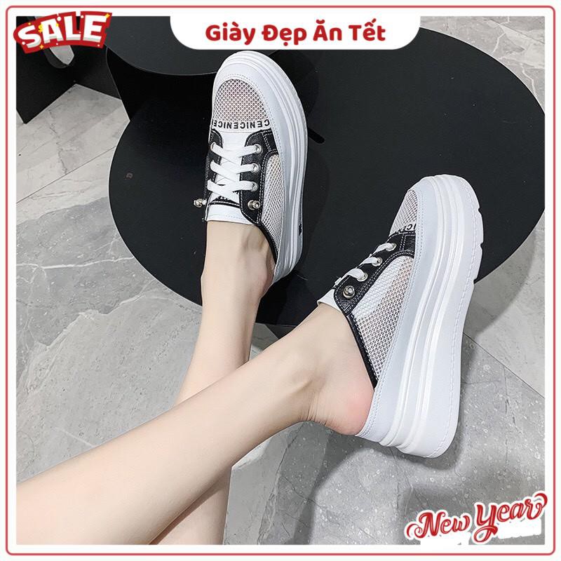 Giày sục thể thao phối lưới Nicen | BigBuy360 - bigbuy360.vn