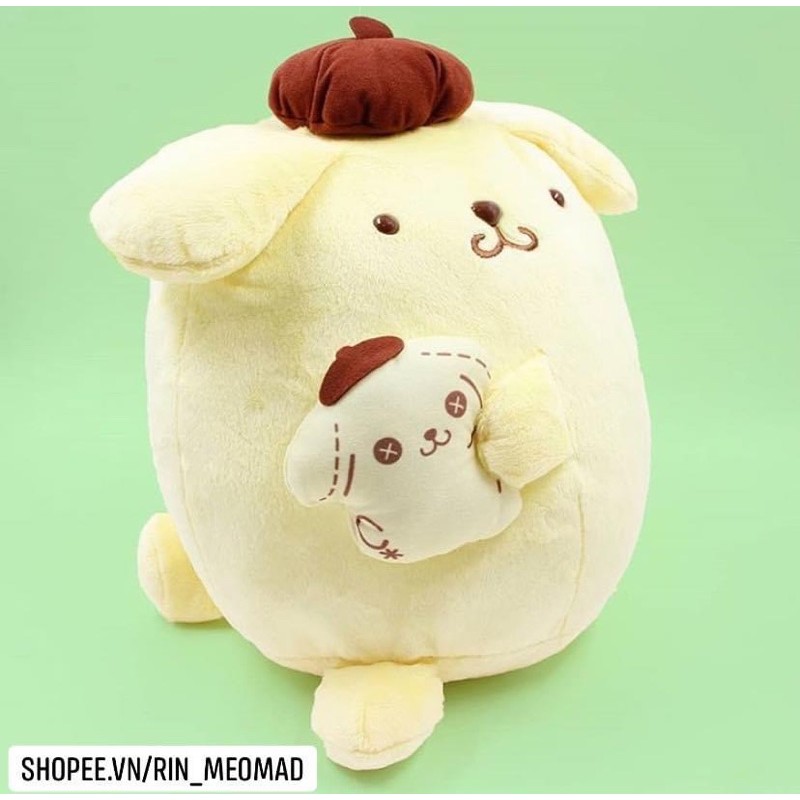 [MẪU MỚI] Pompompurin - Excited Fun Big Plushy Gấu Bông Nhật Sanrio Amuse Disney Taito Authentic