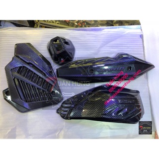 4 món phụ kiện Vario 150 [SIÊU ĐẸP] sơn Carbon - phụ kiện xe vario - đồ chơi xe vario150
