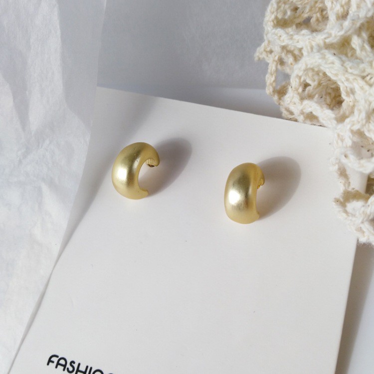 Bông tai mạ vàng hottrend kiểu dáng sang trọng hiện đại dành cho nữ - Mely D43