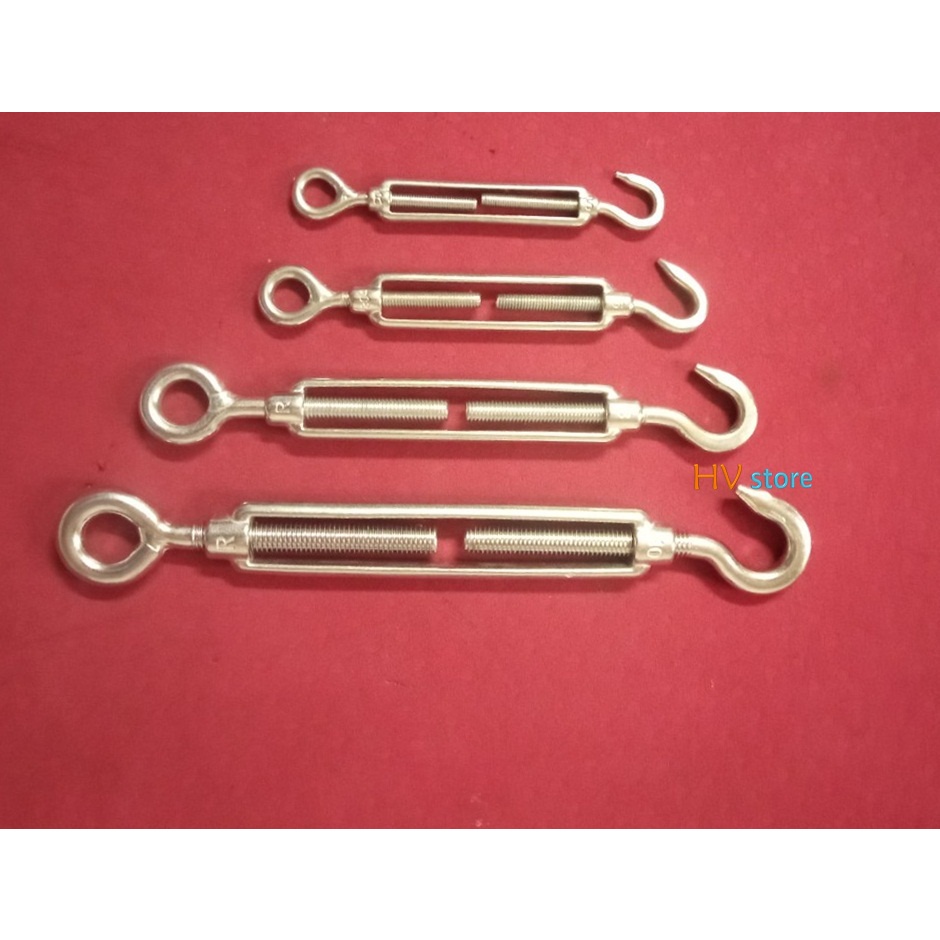 LOẠI XỊN KHÔNG GỈ - Tăng đơ inox 304 số 5/6/8/10 - HV Store