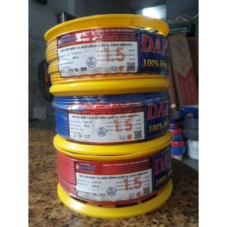 Dây cáp cv 1.5 daphaco hàng chính hãng nếu sai 1 đền 10