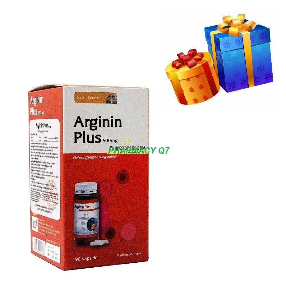 CHÍNH HÃNG GERMANY - ĐỨC ARGININ PLUS HỘP 60 viên ARGYNIN