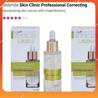 Serum huyết thanh tươi bielenda - da dầu mụn se khít lỗ chân lông - xanh lá xách tay balan