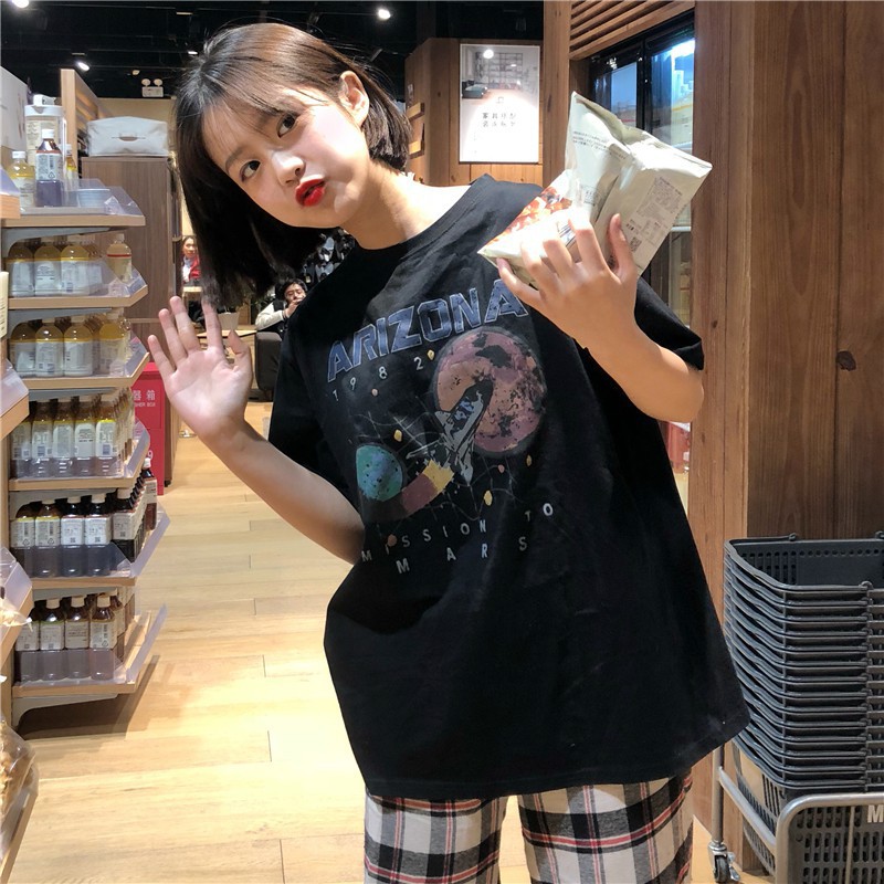 🌸Siêu Rẻ 💯  Áo thun tay lỡ arizona sao hỏa unisex oversize CHẤT ĐẸP CÓ FREESHIP | BigBuy360 - bigbuy360.vn