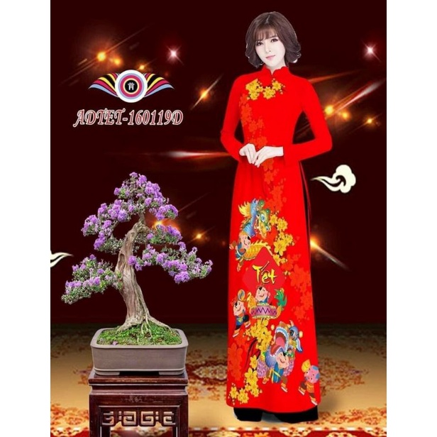 Vải áo dài Tết