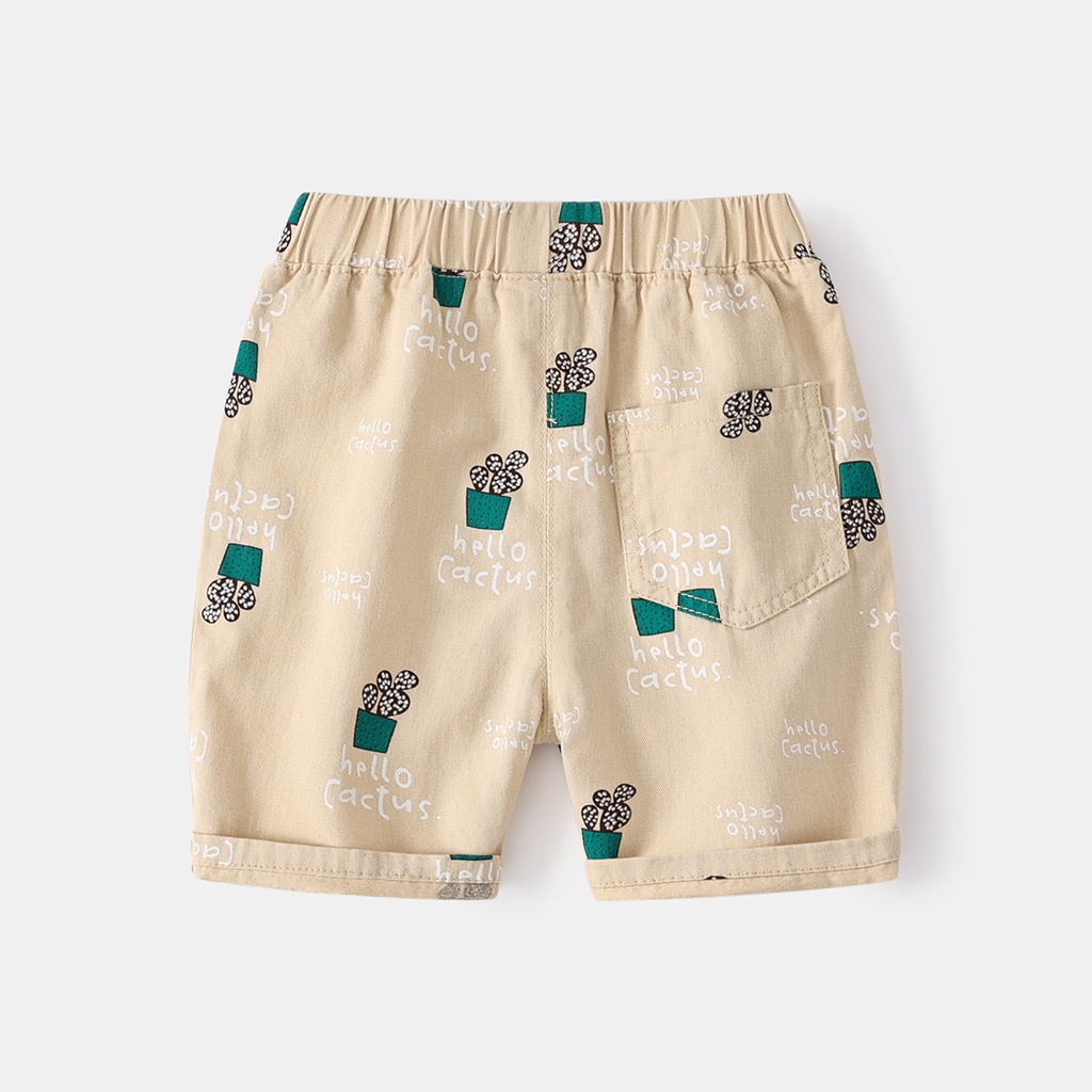 Quần short Soffny cotton màu trơn mềm mại thời trang cho bé