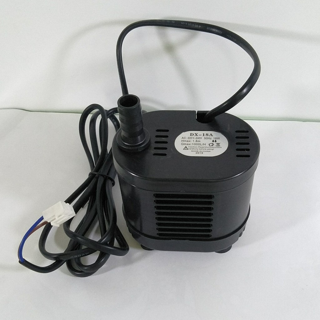 Bơm bể cá ngâm chìm trong nước - máy bơm quạt điều hòa hơi nước 18w ngâm chìm trong nước dùng cho quạt gia đình