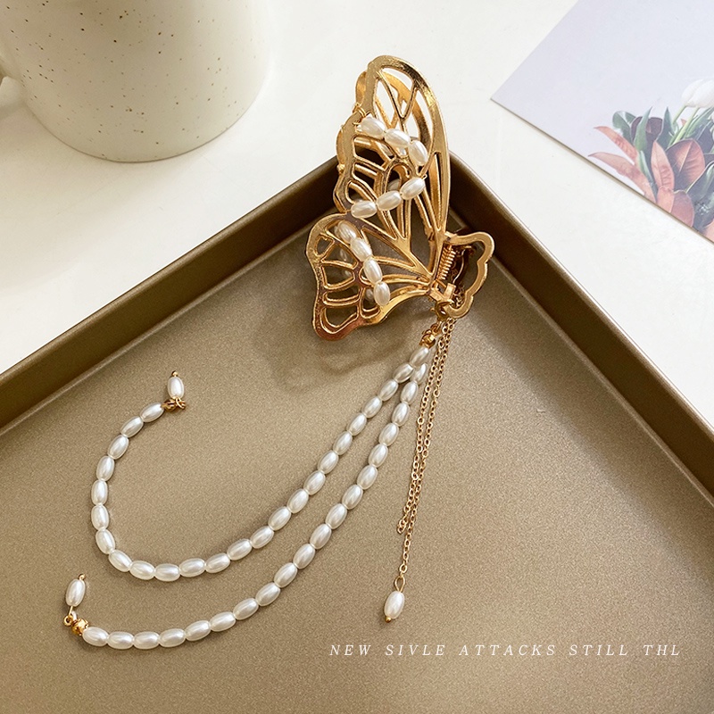 Kẹp Tóc Càng Cua Kiểu Dáng Hình Học Cổ Điển Phụ Kiện Tóc Cho Nữ