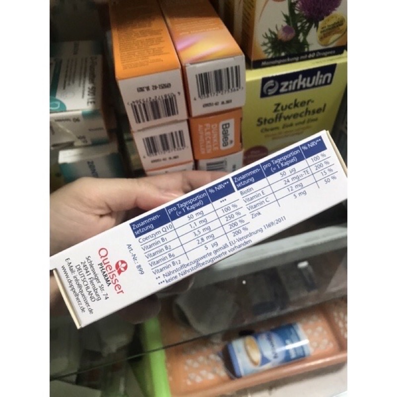 VIÊN UỐNG BỔ TIM MẠCH COENZYM Q10 doppelherz