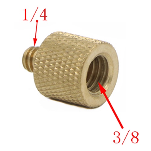 1/4&amp;quot; Đến 3/8&amp;quot; Ốc Vít Chuyển Đổi Đầu Đực Sang Đầu Cái Chuyên Dụng Cho Chân Đế Máy Ảnh