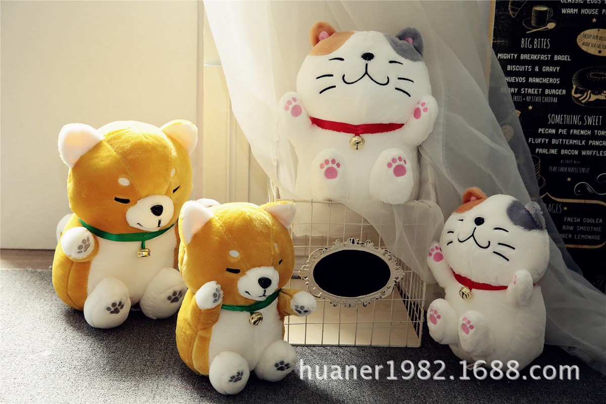 Thú Nhồi Bông Hình Chó Shiba Akita Dễ Thương 0504