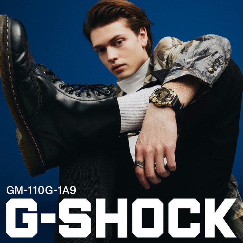 Đồng Hồ Casio Nam Dây Nhựa GSHOCK GM-110G-1A9DR Chính Hãng