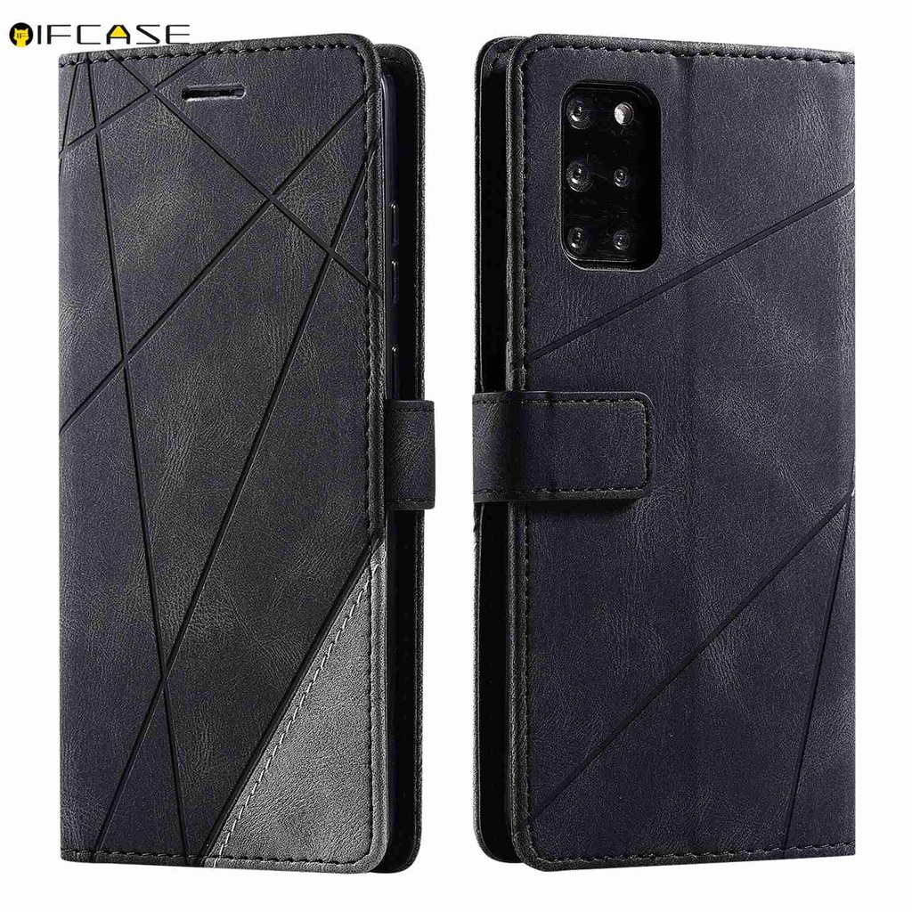 Bao Da Nắp Gập Có Ngăn Đựng Thẻ Cho Oppo A93 A55 Realme C20