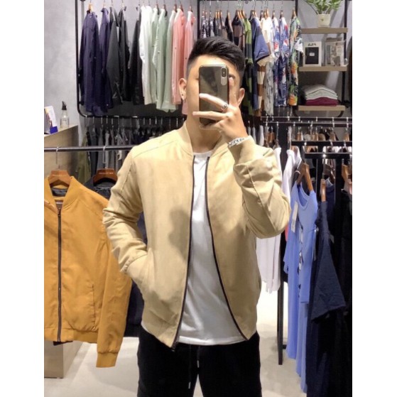 [XẢ KHO] - Áo khoác bomber Nam Da Lộn Mềm Chống Nước cao cấp Made in Vietnam | BigBuy360 - bigbuy360.vn