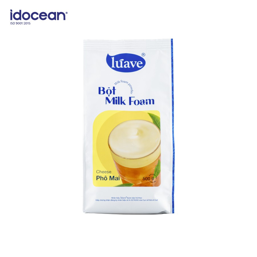 [Mã FMCGMALL -8% đơn 250K] Bột Milk Foam Phô Mai - LÚAVE - 0.5kg