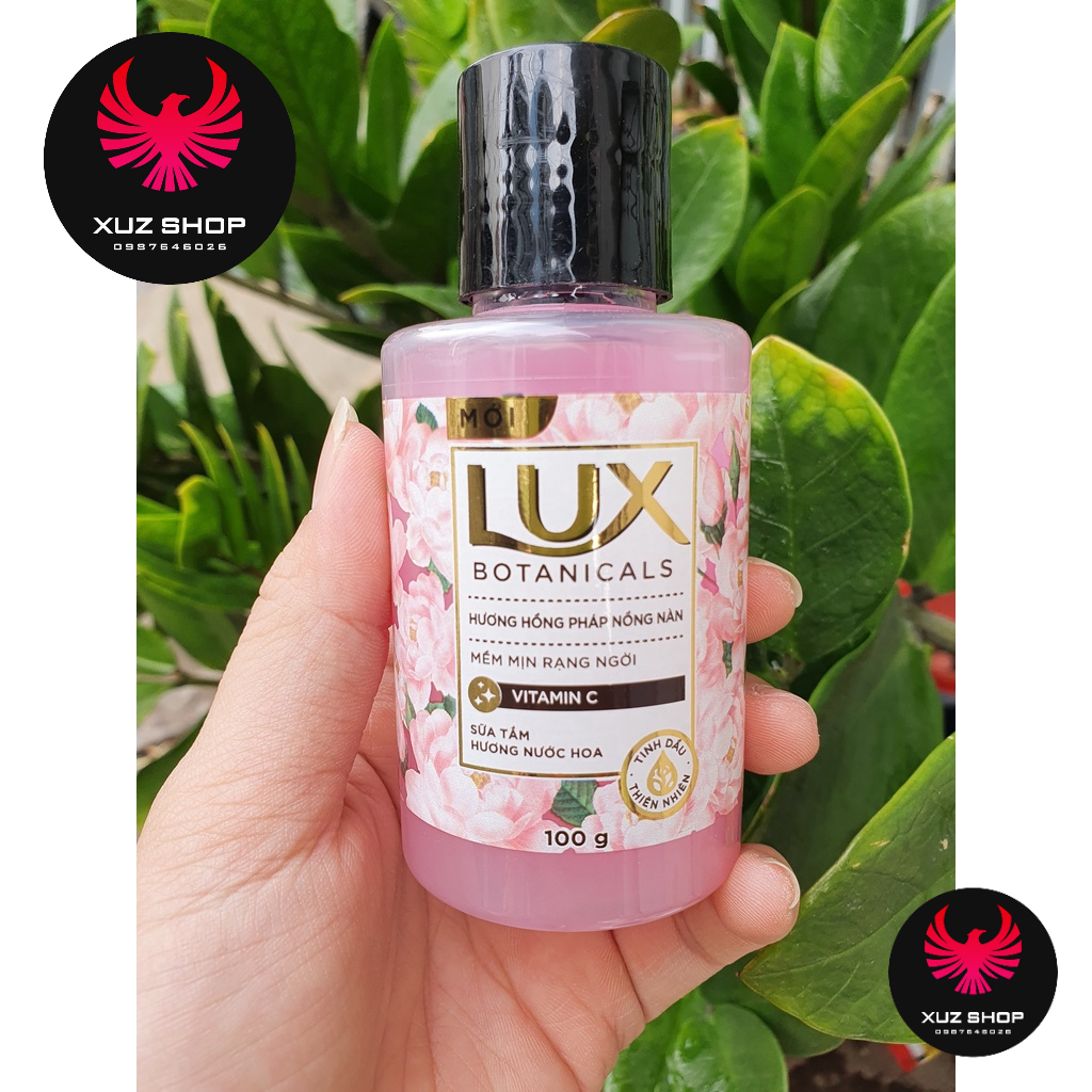 100g- Sữa tắm Lux Botanicals hương hồng pháp nồng nàn